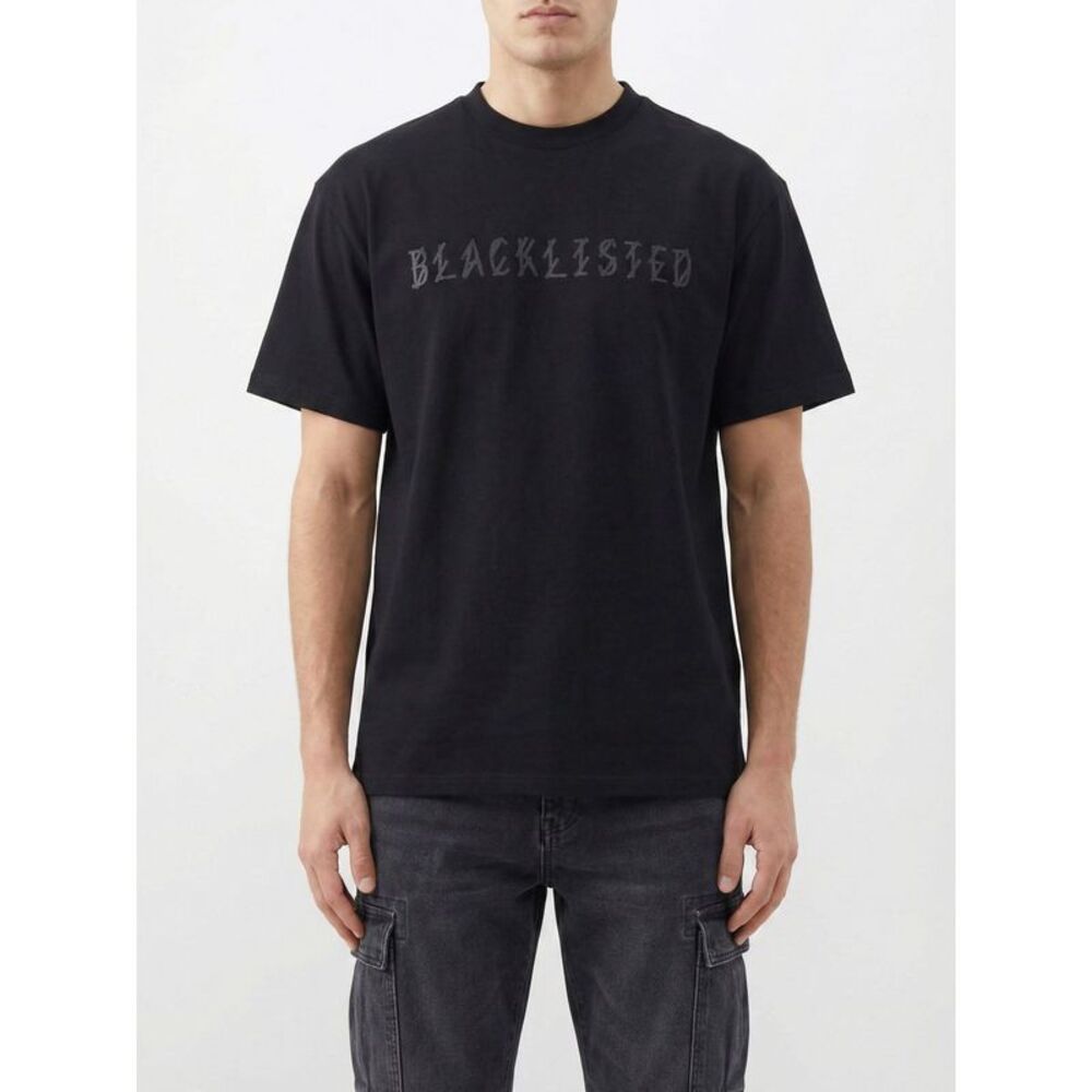 44 Label Group Men Maxi Logo Cotton T-Shirt 44 Label Group